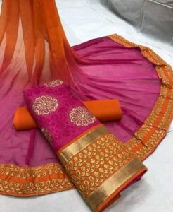 Kashvi Graceful Salwar Suits & Dress Materials, Cotton, Top Length, 2.25 Meters, Pink