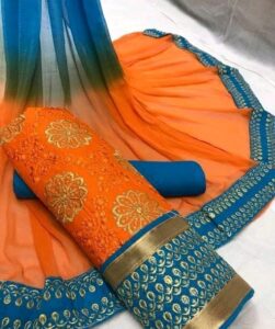 Kashvi Graceful Salwar Suits & Dress Materials, Cotton, Top Length, 2.25 Meters, 18568861