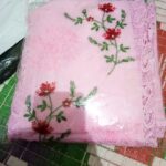 Aakarsha Superior Salwar Suits Dress Materials Fabric Organdi Color Light Pink Top Length 2 Meters 2