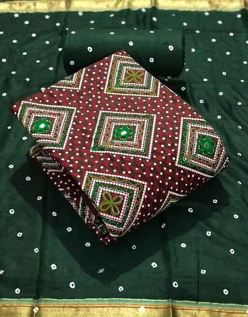Chitrarekha Sensational Salwar Suits & Pure Cotton Dress Materials, Fabric Pure Cotton, Color Red, 2.4 Meters