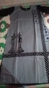 Charvi Alluring Kurtis Fabric Crepe Three Quarter Sleeves Dark Grey Color Kurti