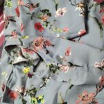 Trendy Graceful Fabric Crepe Long Sleeves Grey Color long length Kurti