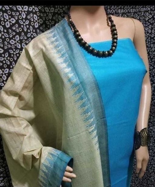 Trendy Petite Salwar Suits Fabric Khadi Cotton Length 2.5 Dress Material 4 e1645799152582