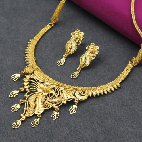 Gold Plated Necklace Collection सोने की प्लेटेड नेकलेस 3