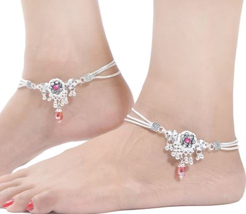 Silver Anklet Designs 1