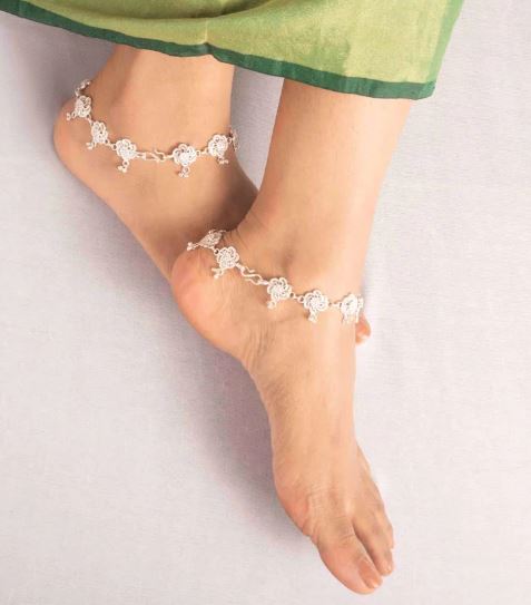 Silver Anklet Designs 3